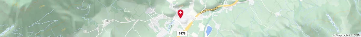 Kartendarstellung des Standorts für Salven-Apotheke in 6306 Söll